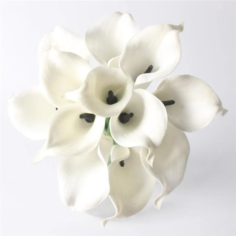 11pcs Artificial Mini Calla Lily Flower