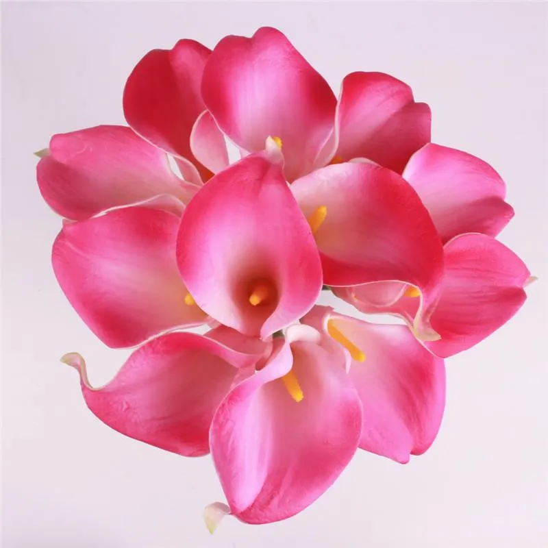 11pcs Artificial Mini Calla Lily Flower