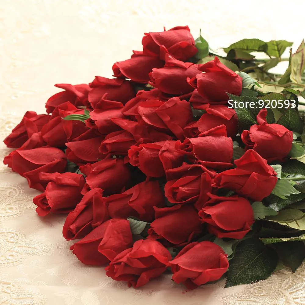 11pcs Artificial Realistic Rose Bouquet