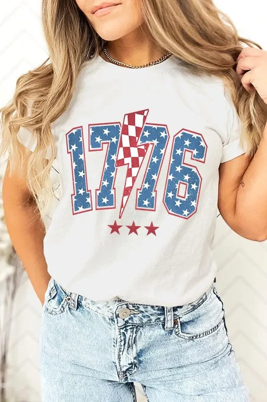 1776 America 4th Of July Graphic T Shirts