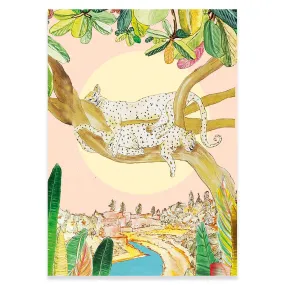 A Hot Summer Eve Greetings Card by Wildflower Cards