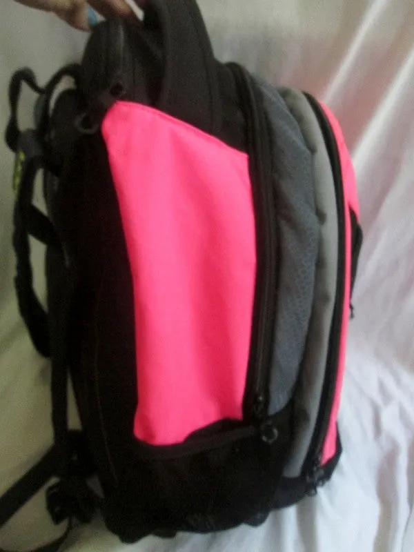 ADIDAS HICKORY BACKPACK Shoulder Rucksack Travel BAG PINK NEON BLACK Vegan