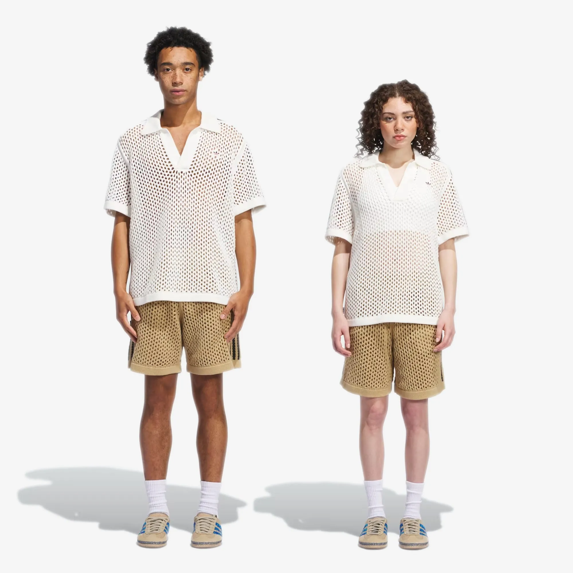 ADIDAS ORIGINALS | CLOT CROCHET POLO BY EDISON CHEN { CORE WHITE