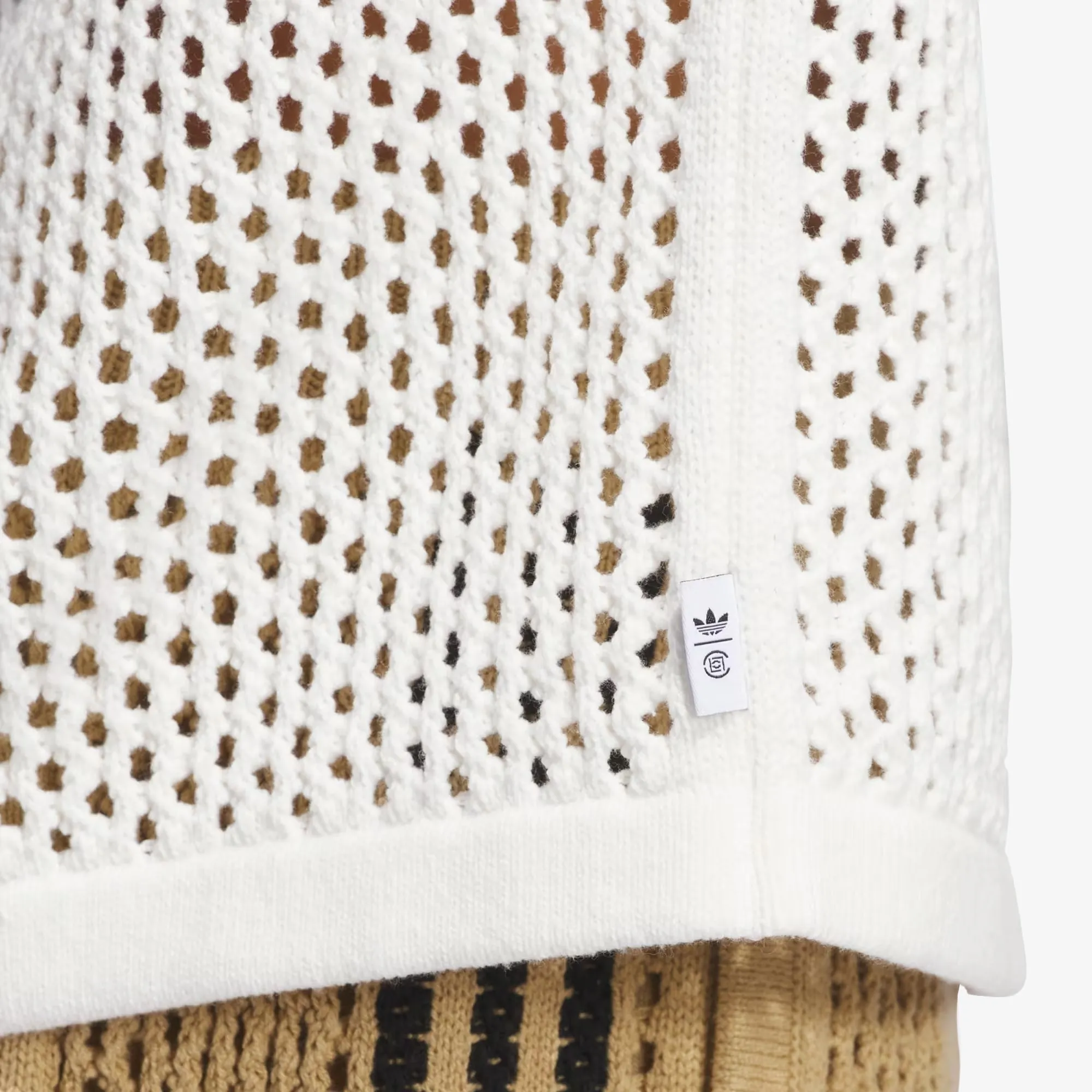 ADIDAS ORIGINALS | CLOT CROCHET POLO BY EDISON CHEN { CORE WHITE