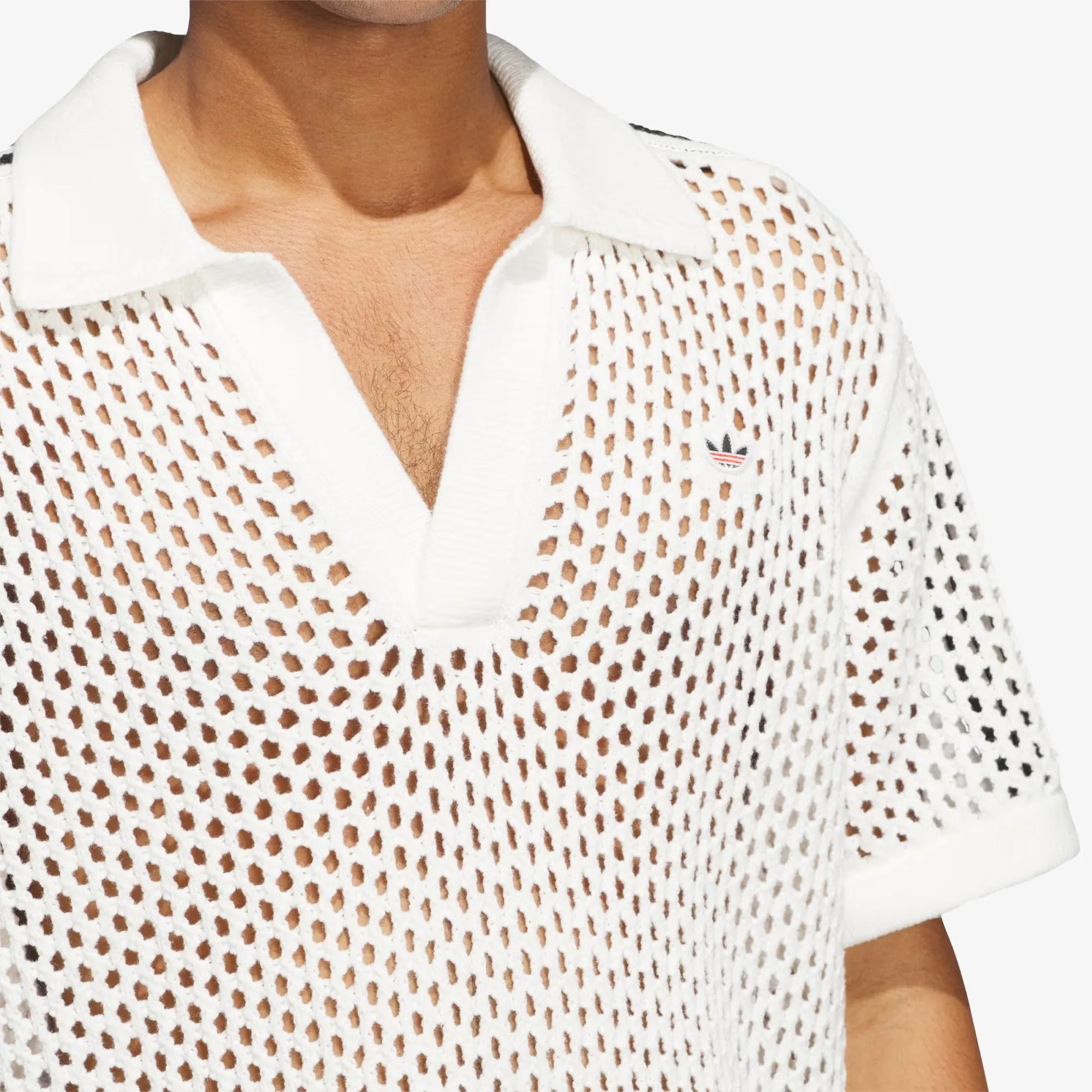 ADIDAS ORIGINALS | CLOT CROCHET POLO BY EDISON CHEN { CORE WHITE