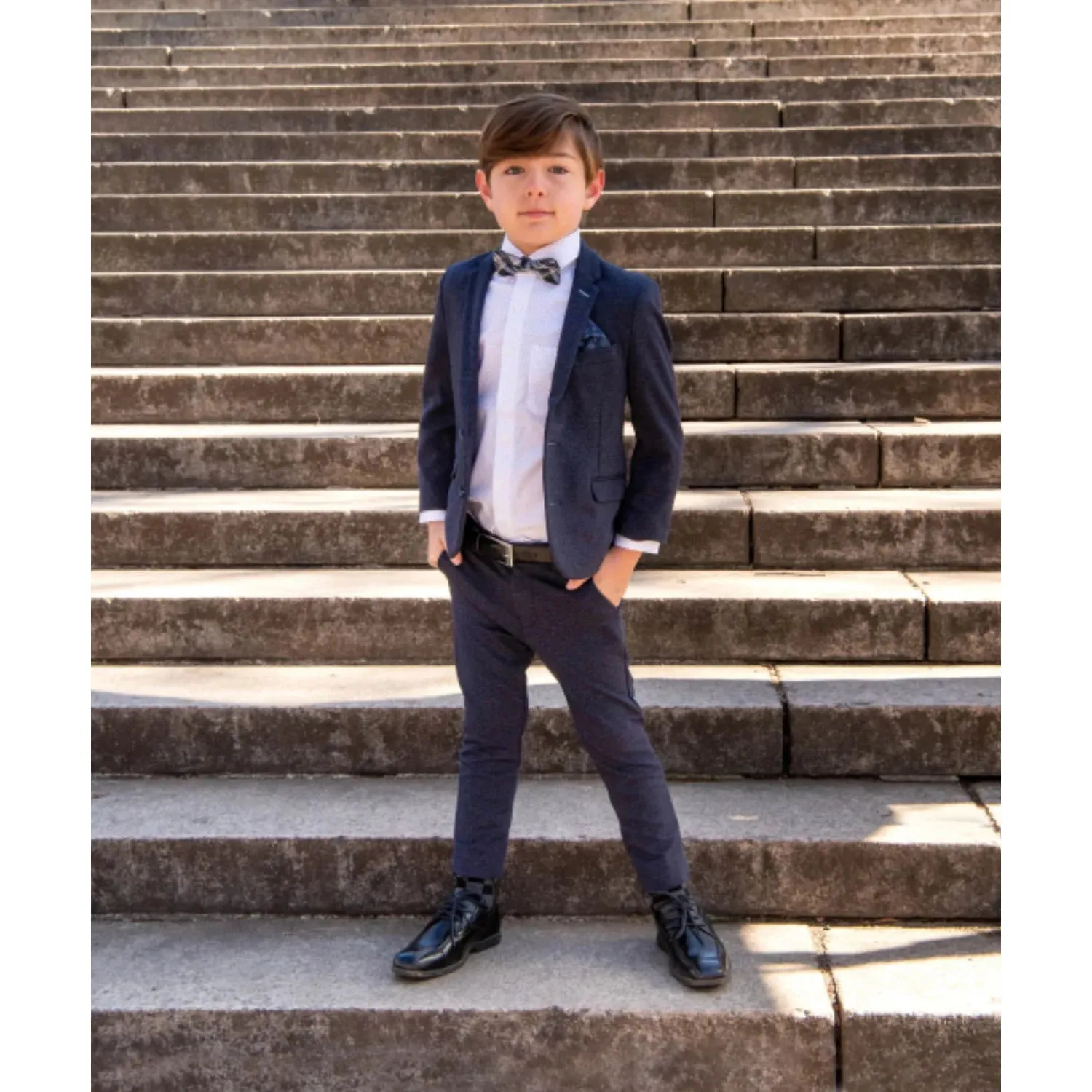 Appaman Boys 2pc Stretch Mod Navy Suit