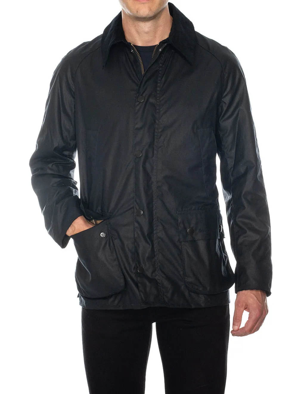 Ashby Wax Jacket Navy