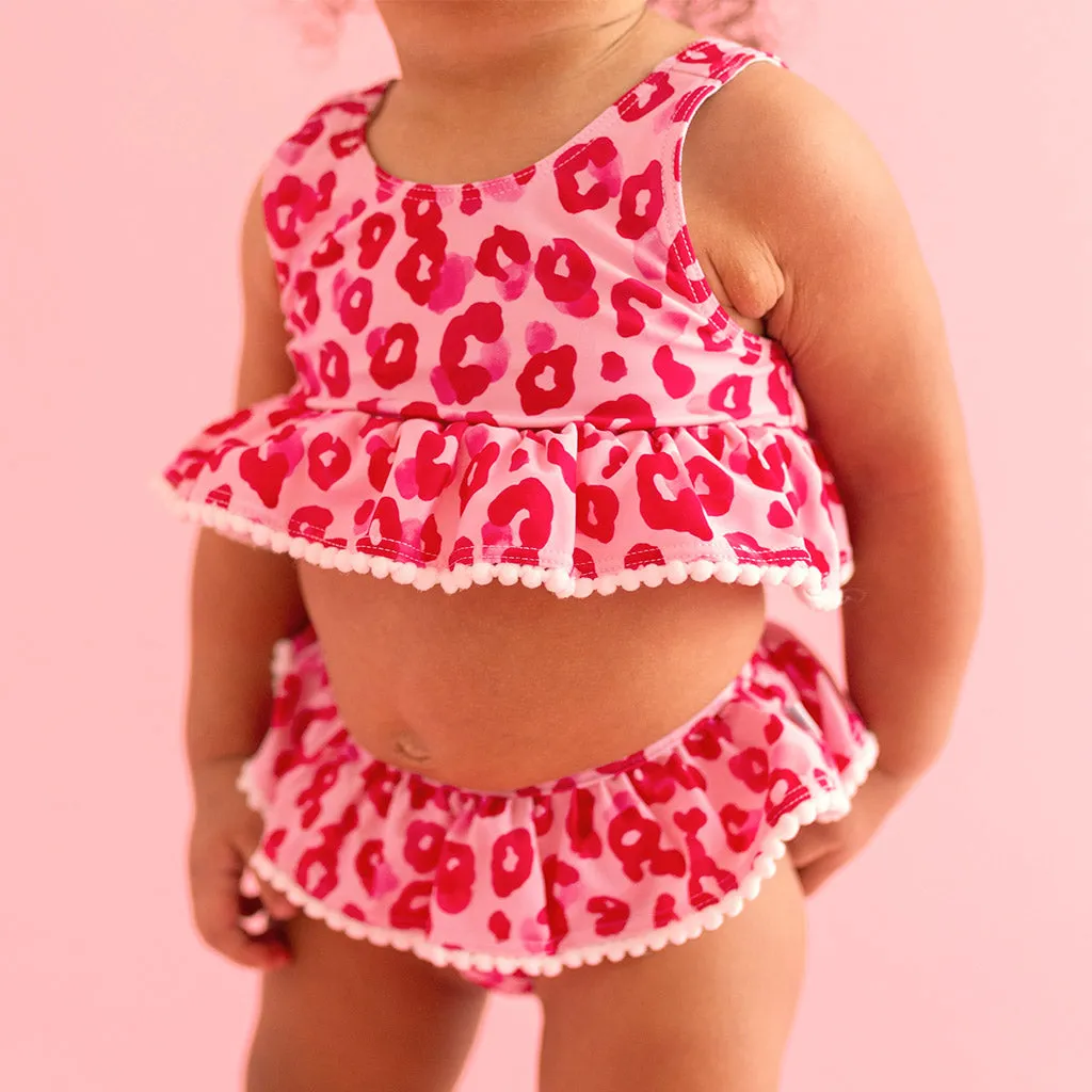 Ashley Ruffled Tankini Two Piece Swimsuit