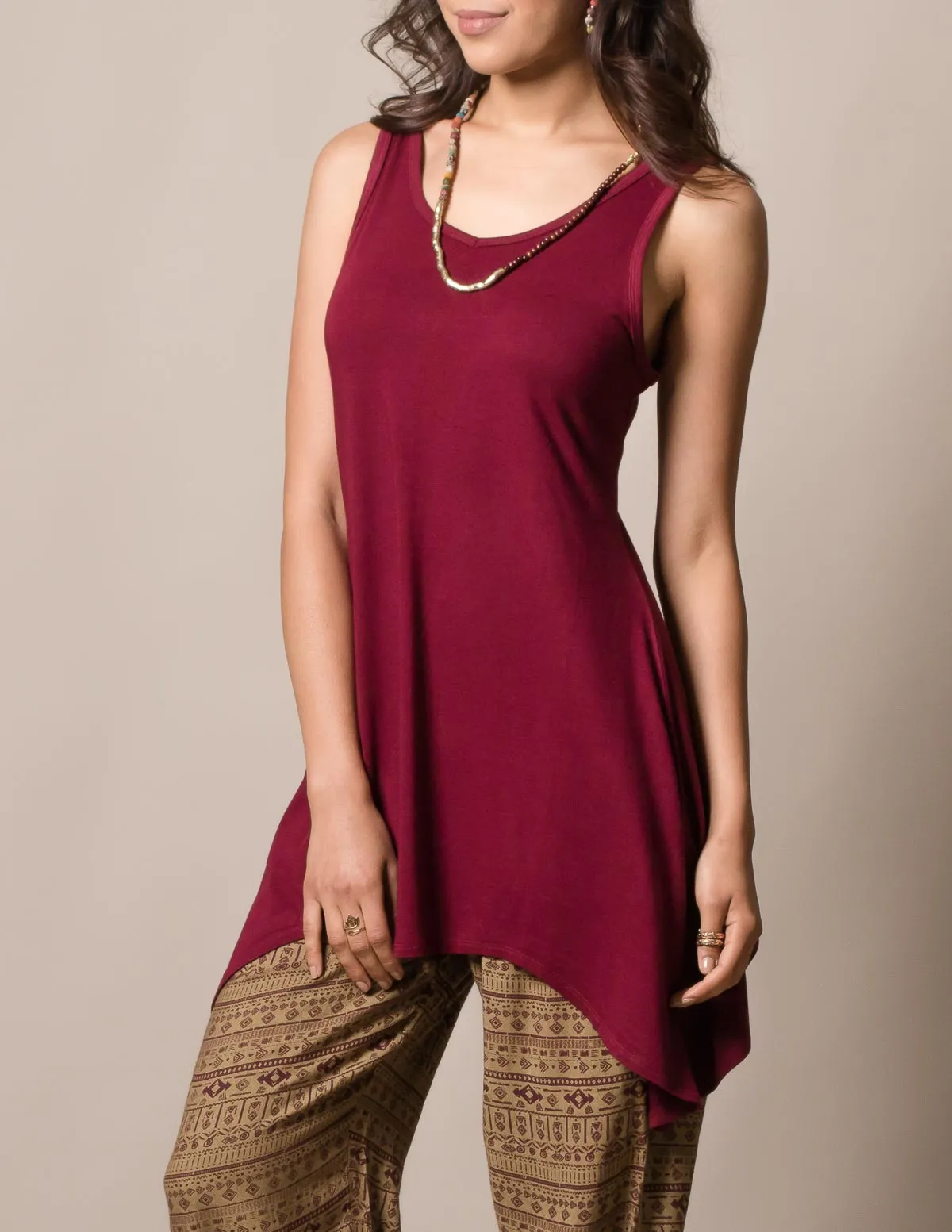 Bamboo / Organic Cotton Maxi Tank - Small Only