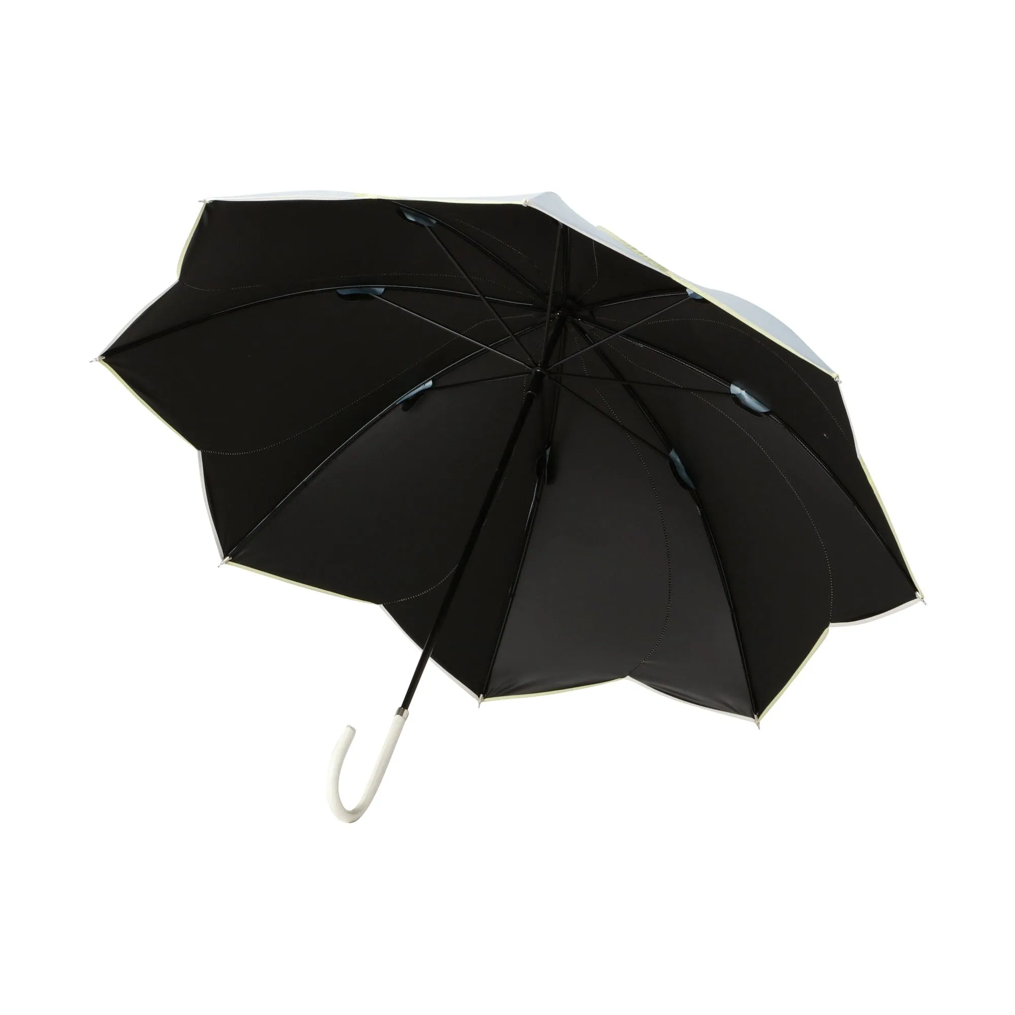 Bicolor Piping Long Umbrella 50cm Green