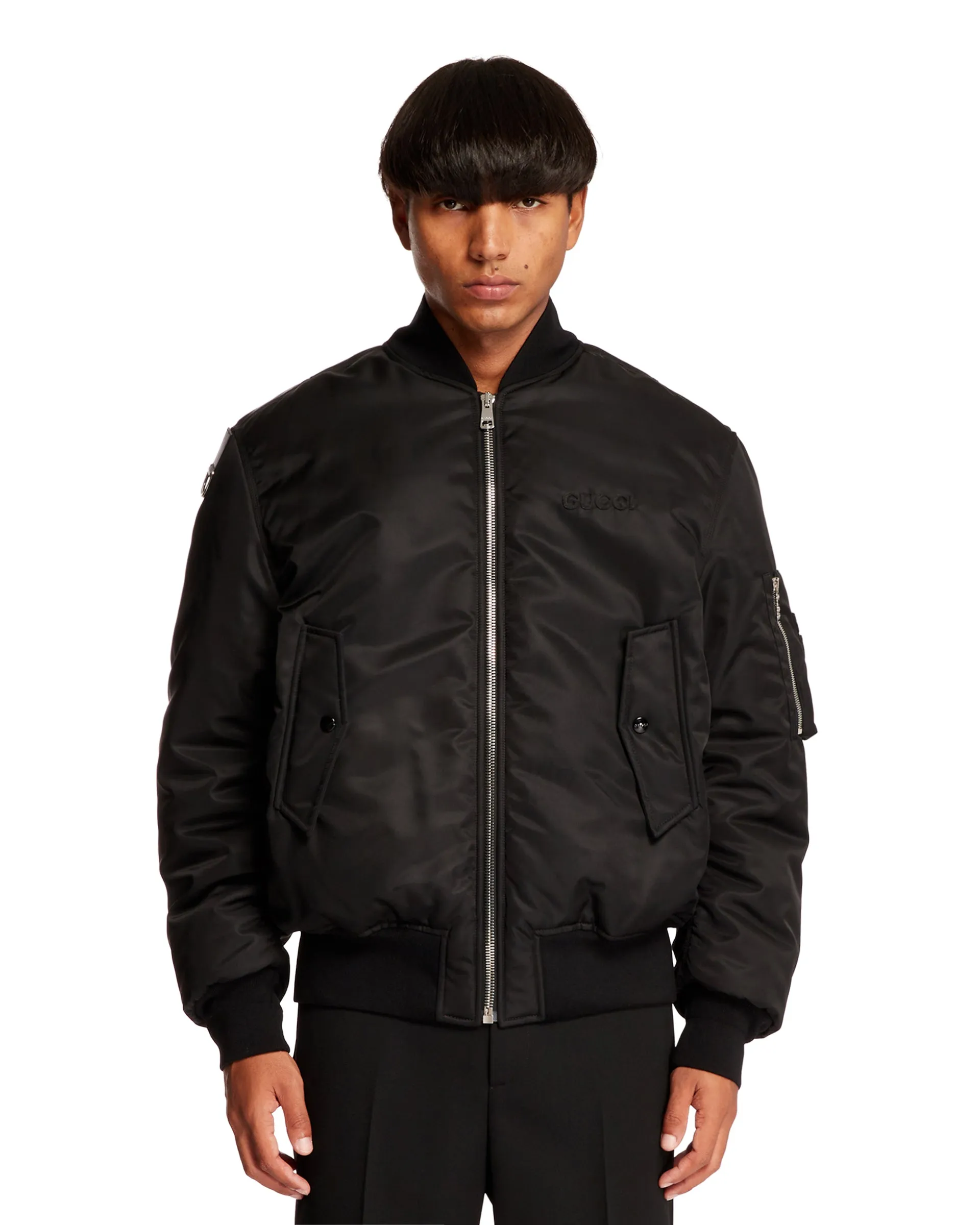 Black Bomber Jacket