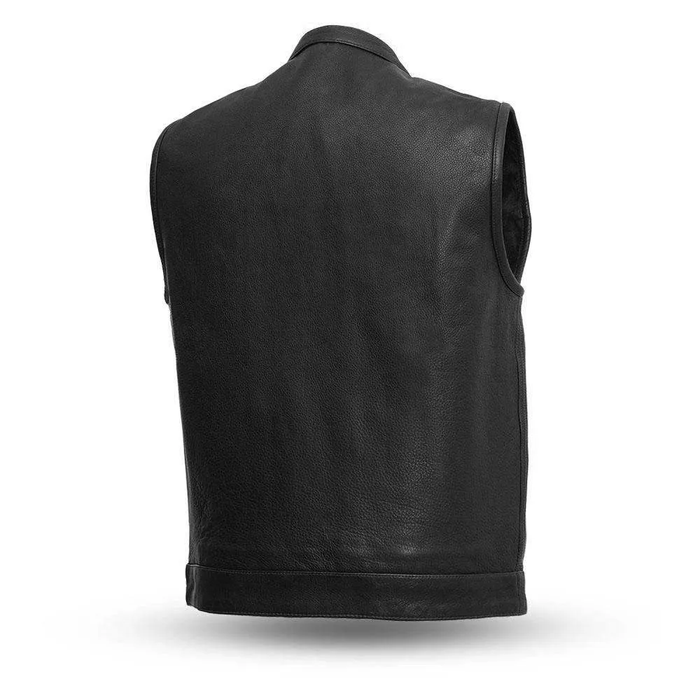 Born Free Black Stitching Vest