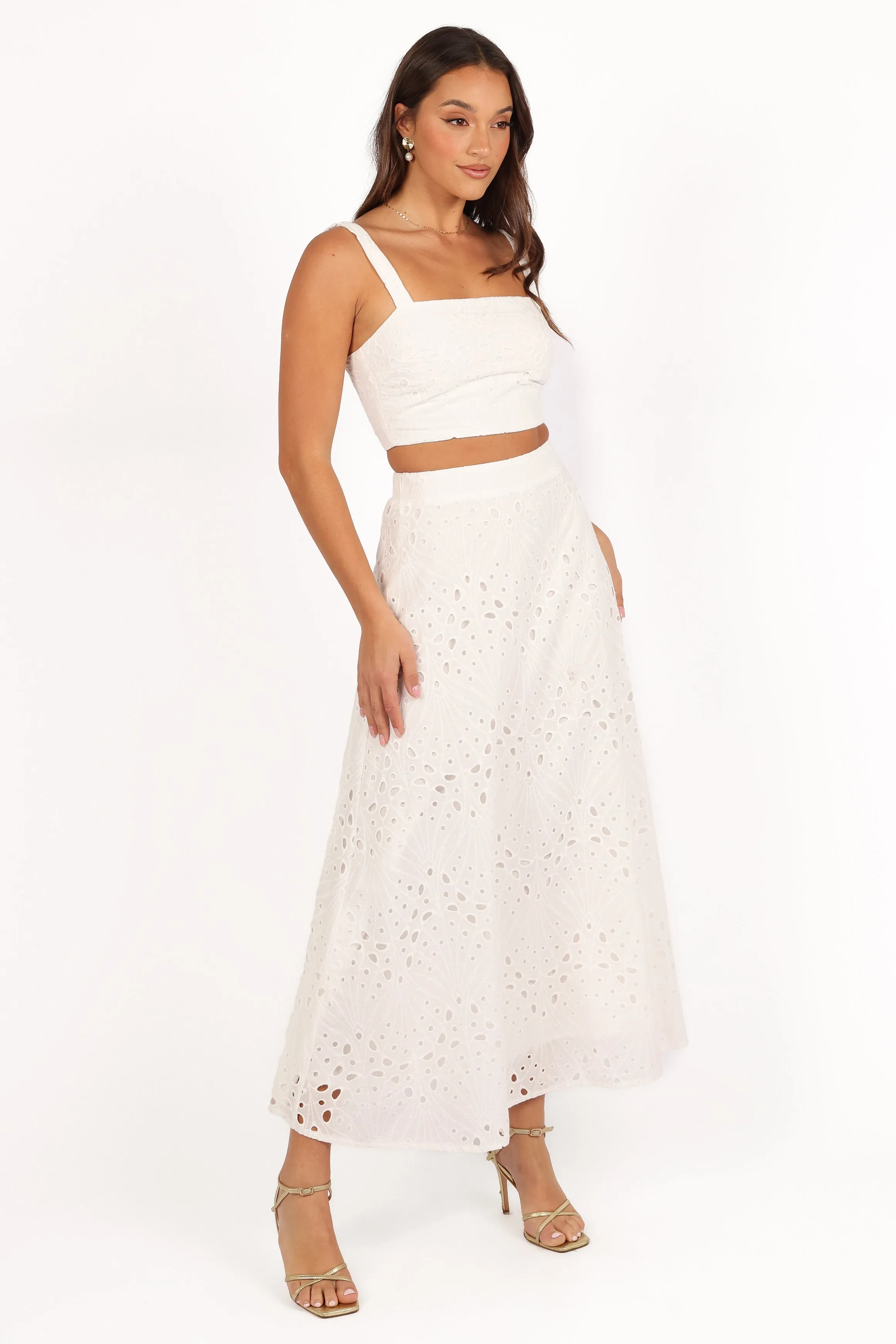 Camellia Two Piece Set - White