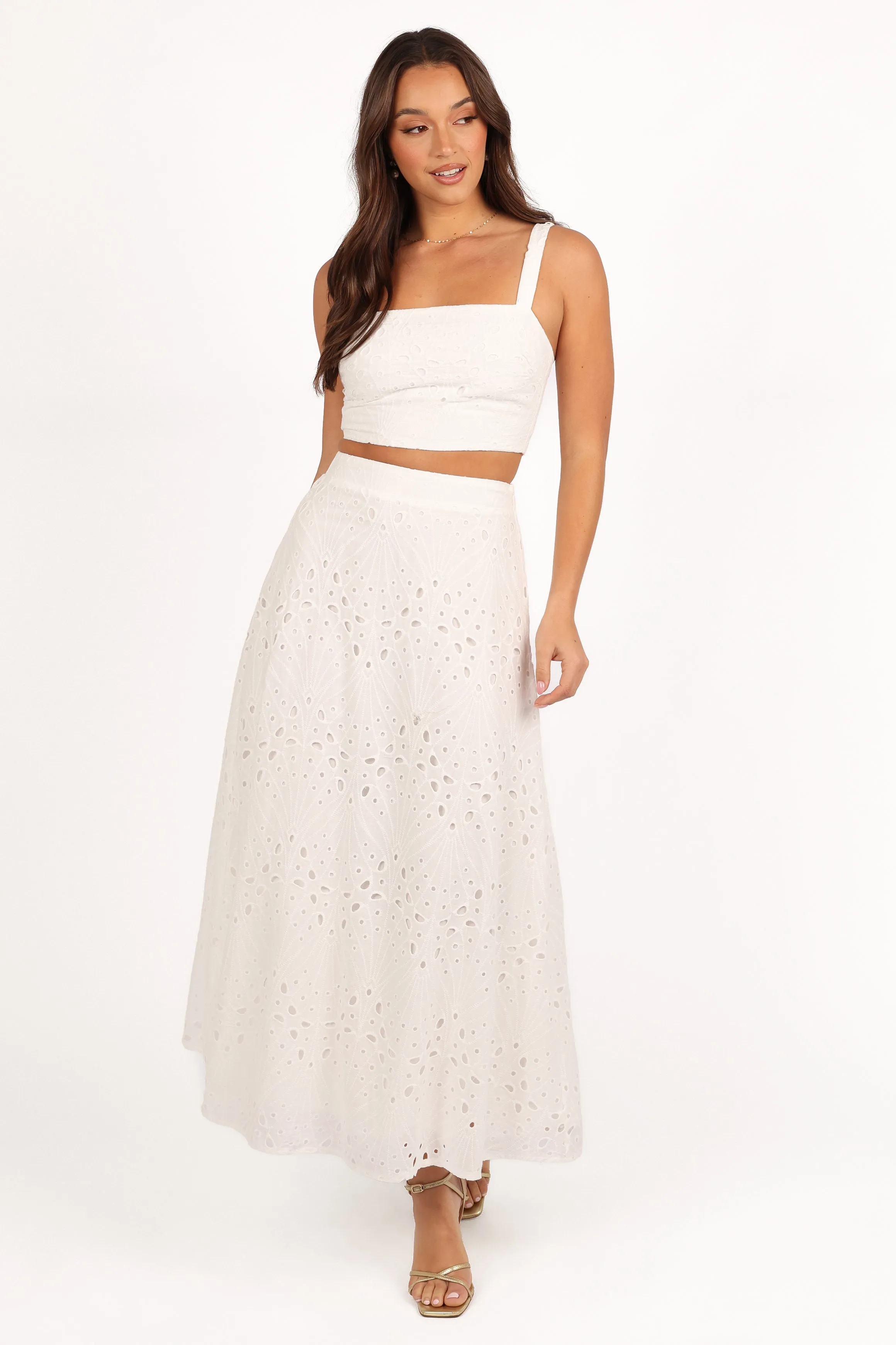 Camellia Two Piece Set - White