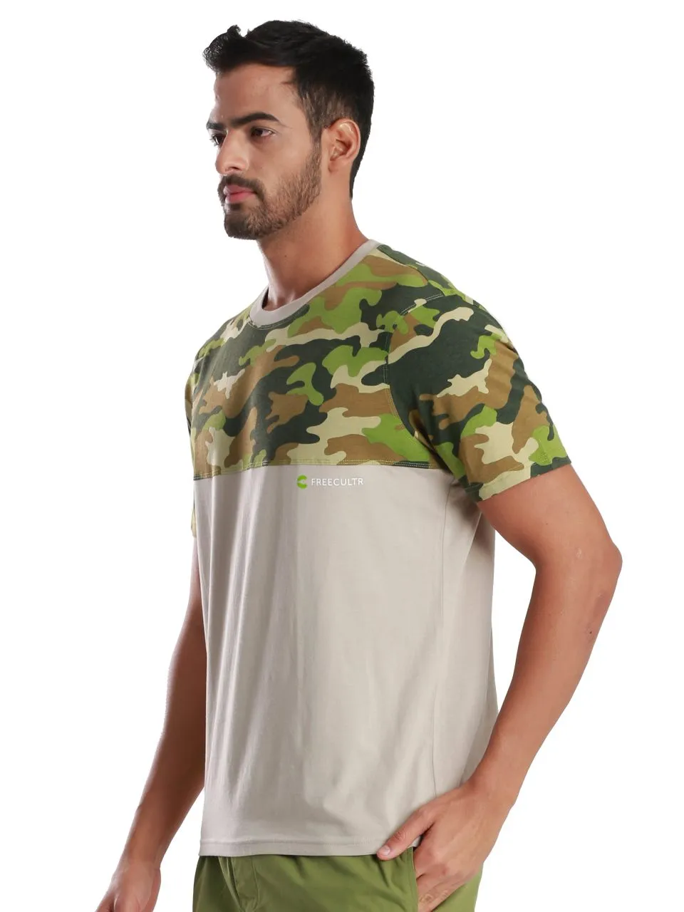 Camo Printed Organic Bamboo T-Shirt (Pack of 2)