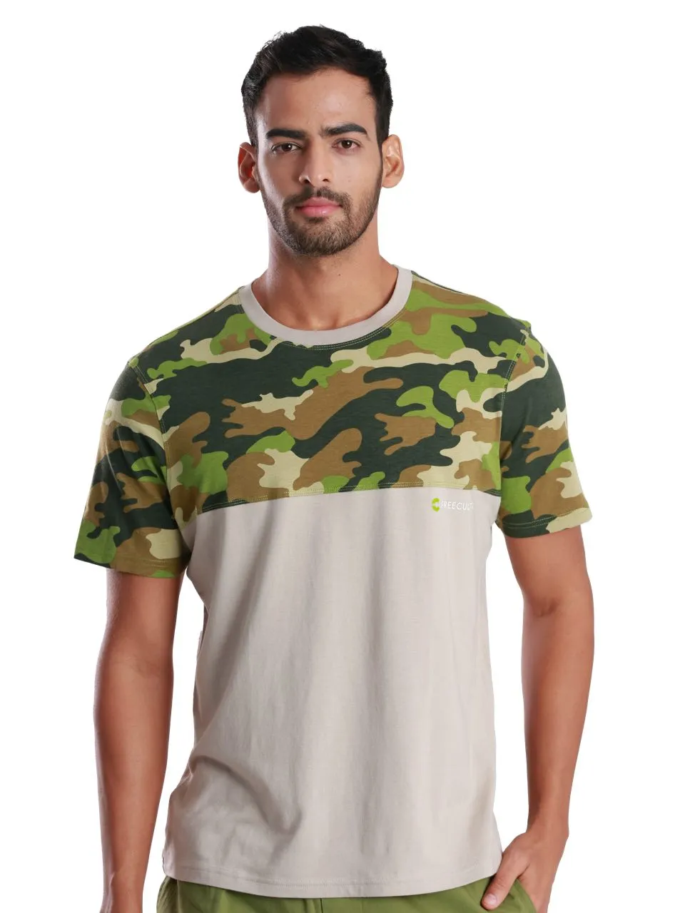 Camo Printed Organic Bamboo T-Shirt (Pack of 2)