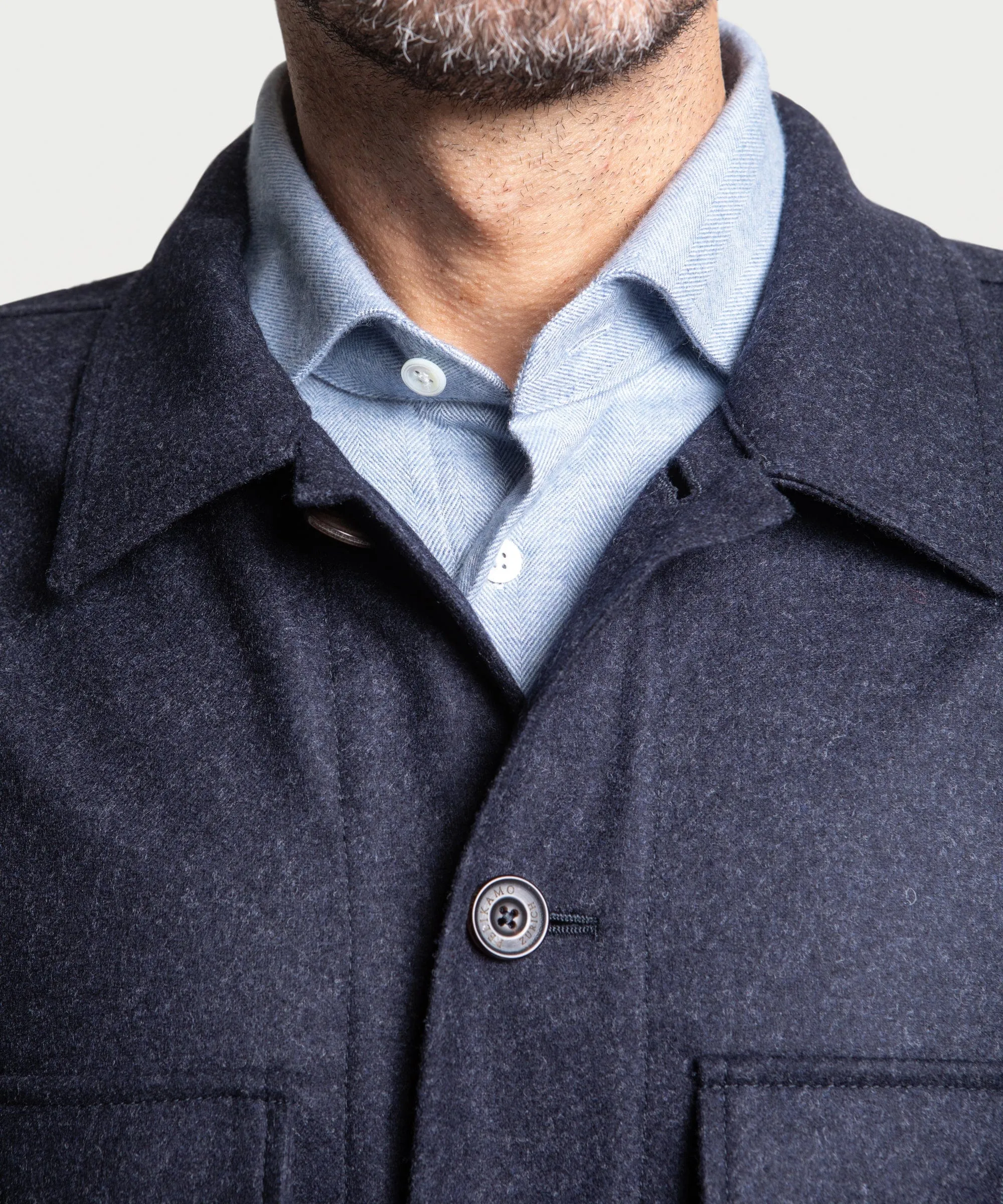 Casual Wool Overshirt