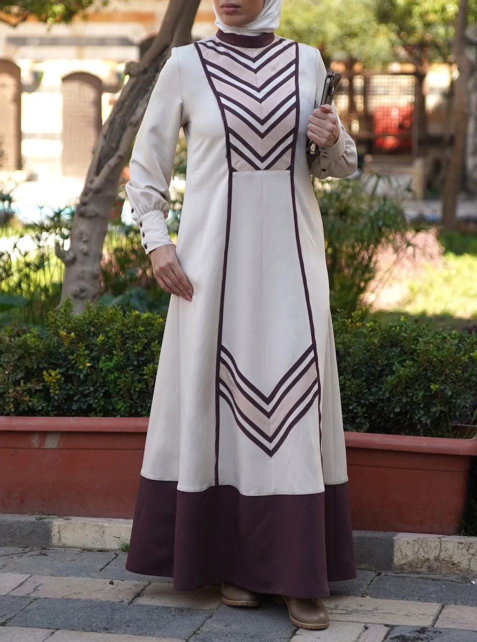 Chevron Multi-Color Abaya