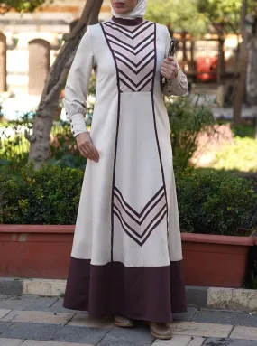 Chevron Multi-Color Abaya