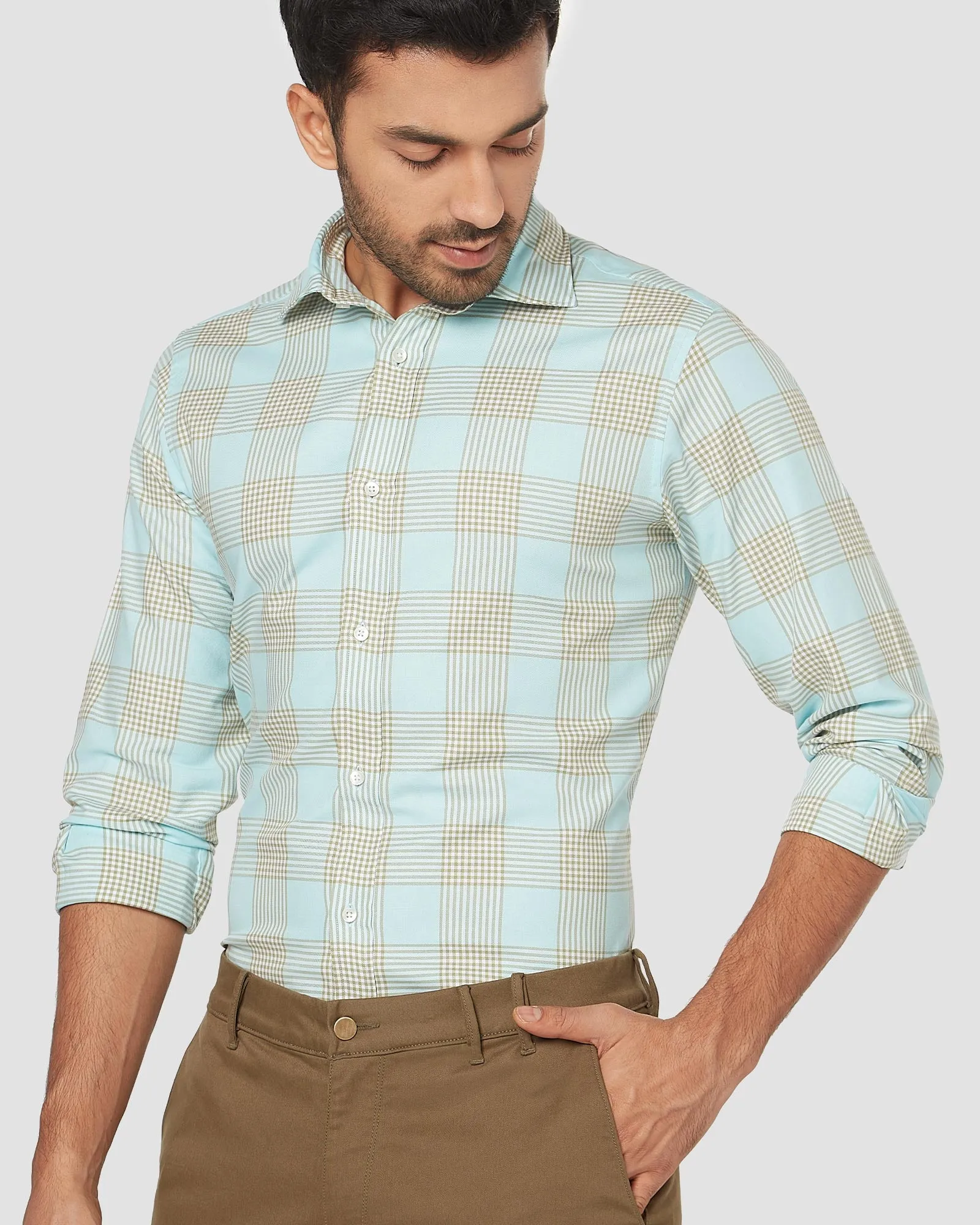 Choco Breeze Checked Shirt