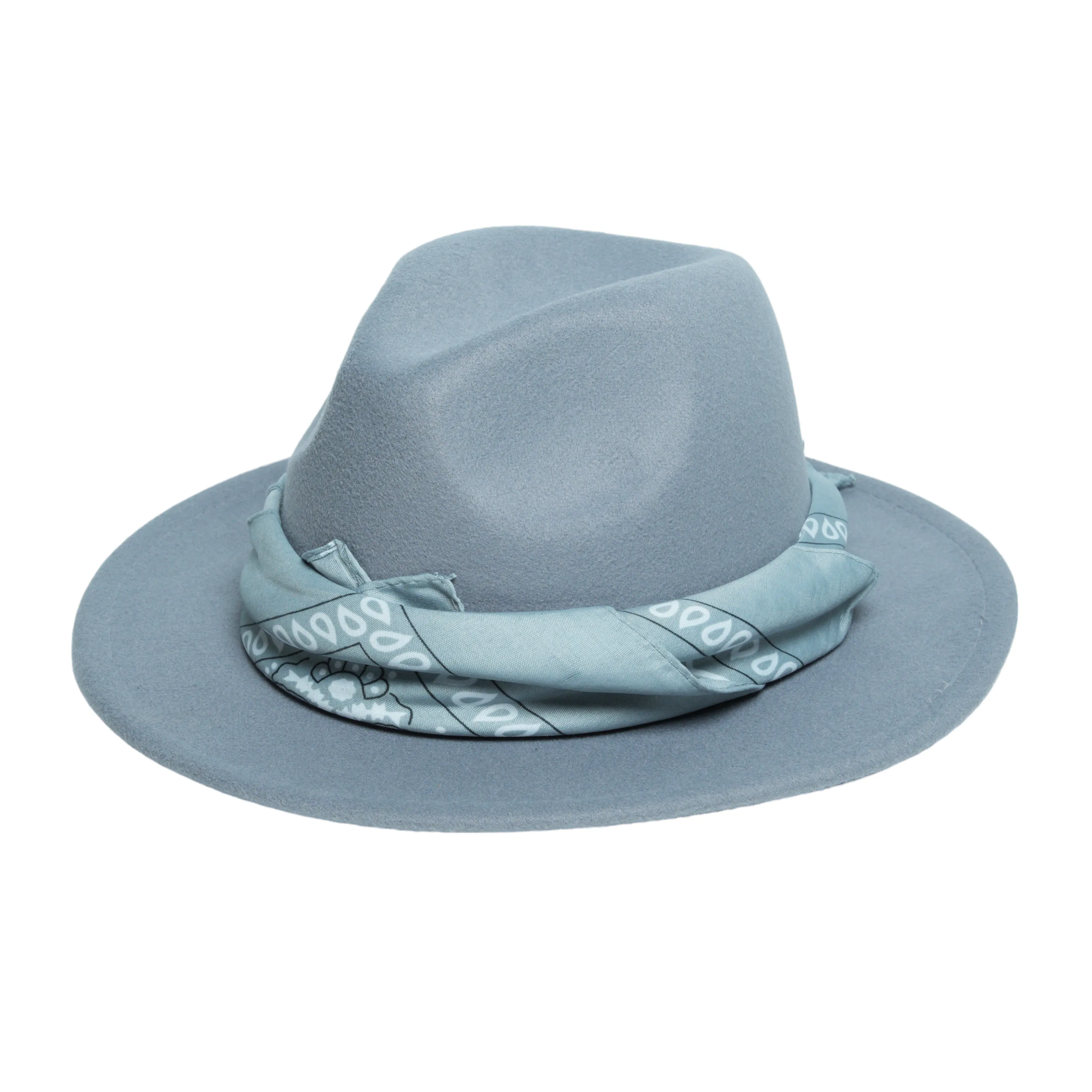 Chokore Boho Chic Fedora Hat (Grey)