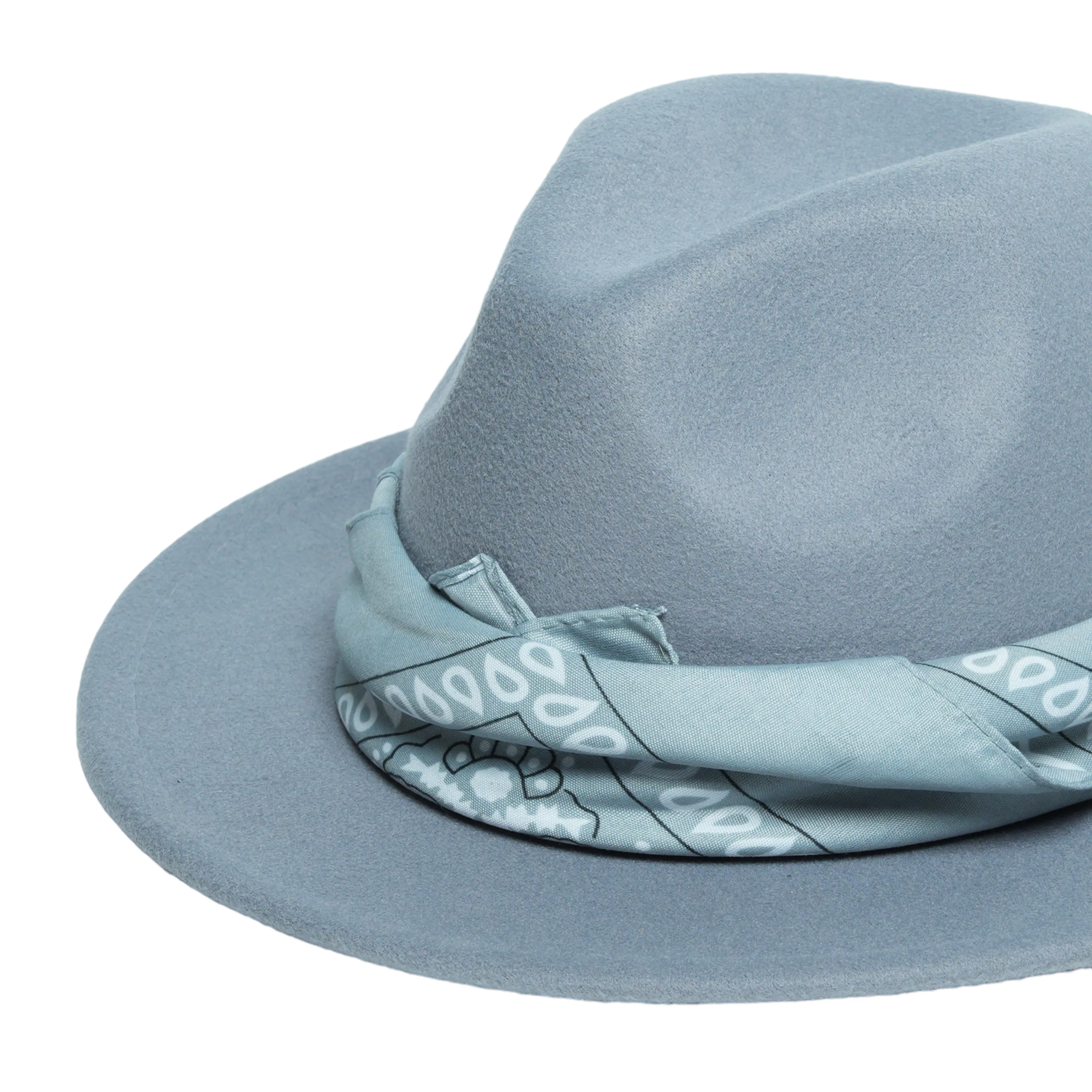 Chokore Boho Chic Fedora Hat (Grey)