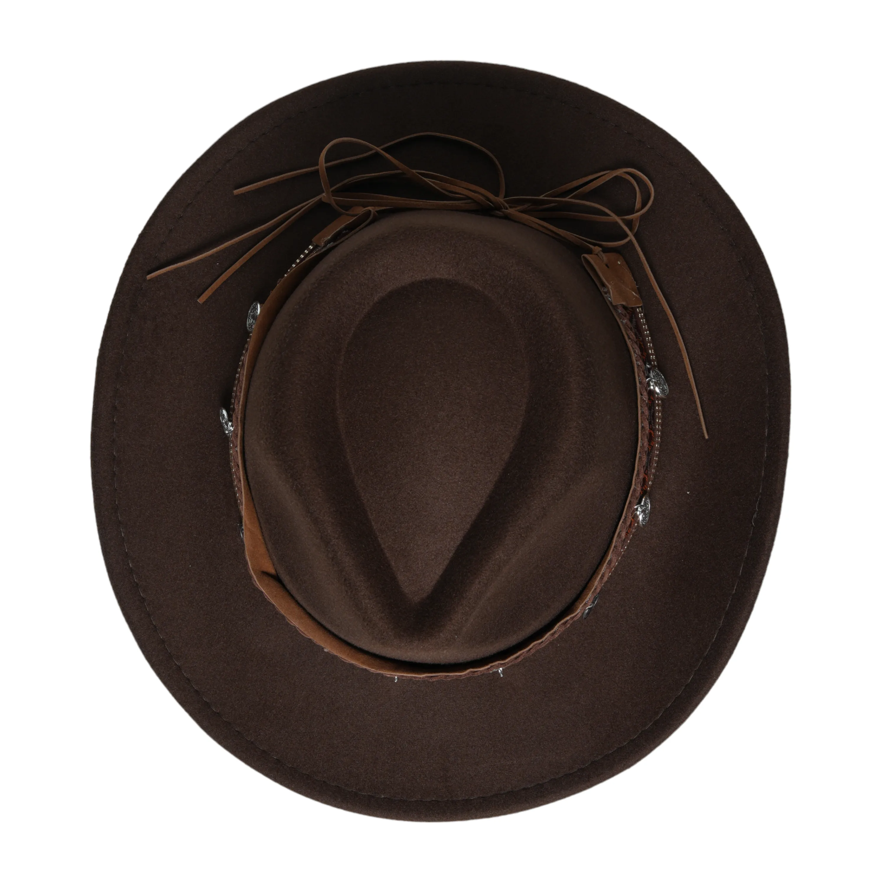 Chokore Cowboy Hat with Coin Belt (Coffee)