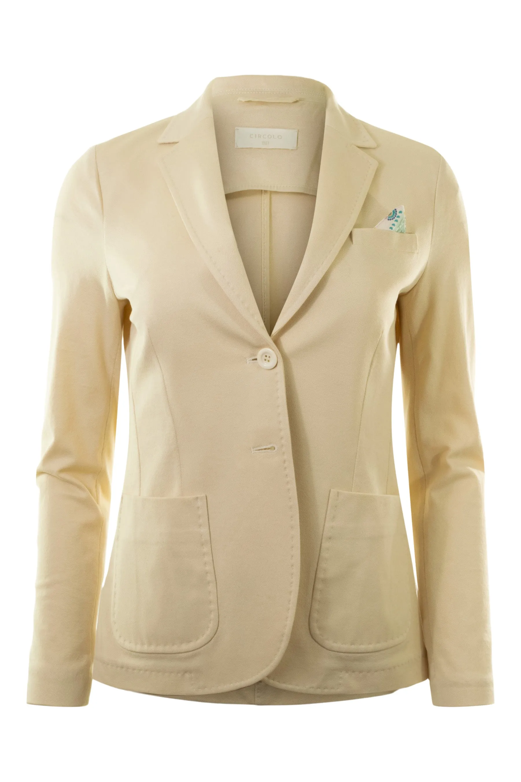 Circolo 1901 Slim Fit Jacket in Sugar