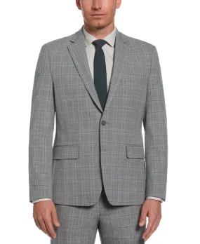 Classic Fit Stretch Plaid Suit Jacket