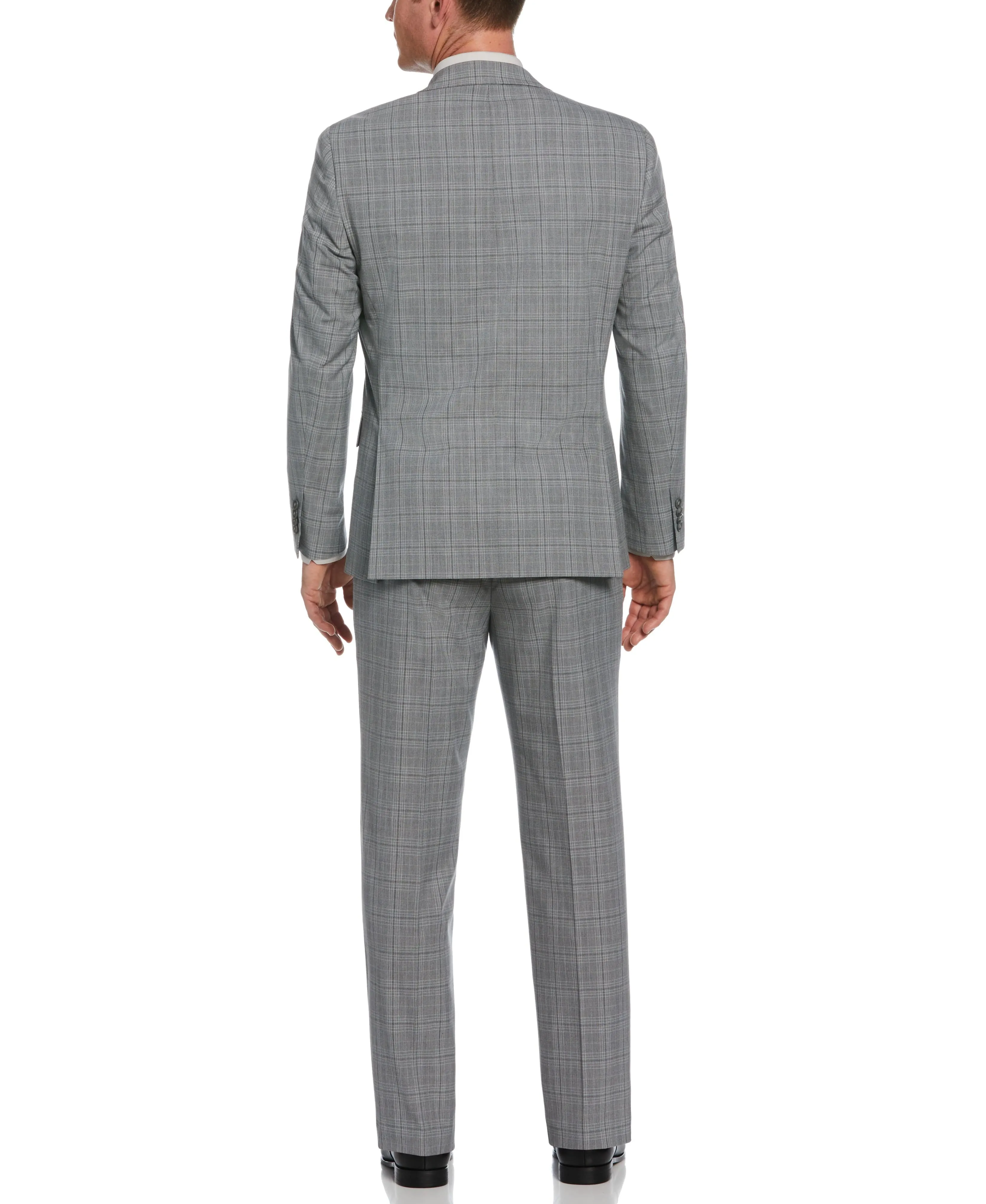 Classic Fit Stretch Plaid Suit Jacket