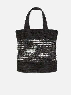 Crochet Tote | Black