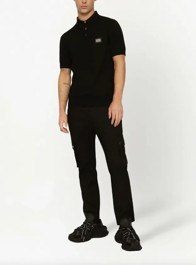 Dolce & Gabbana cotton cargo pants with branded tag