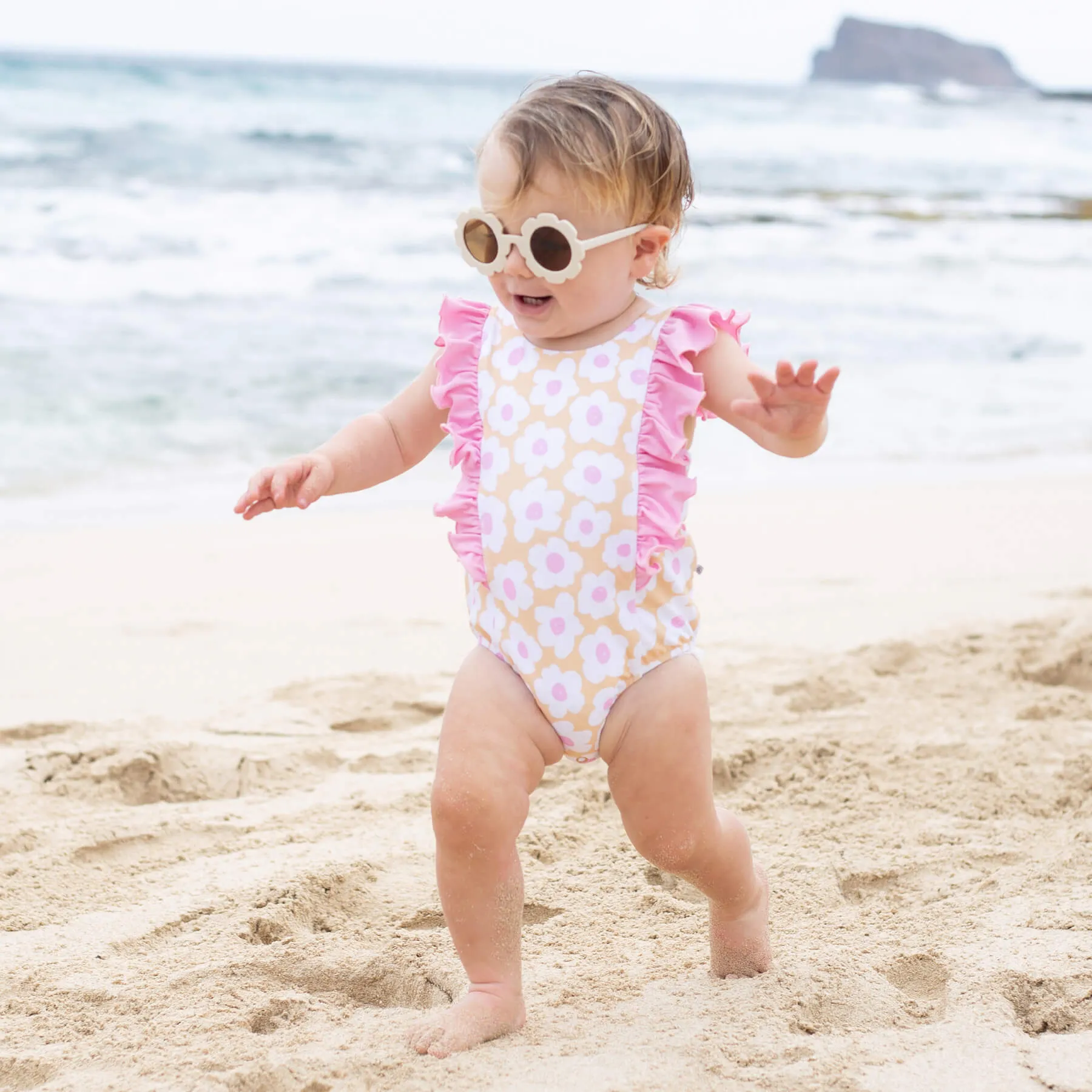 Double Ruffle One Piece | Sunshine Daisy