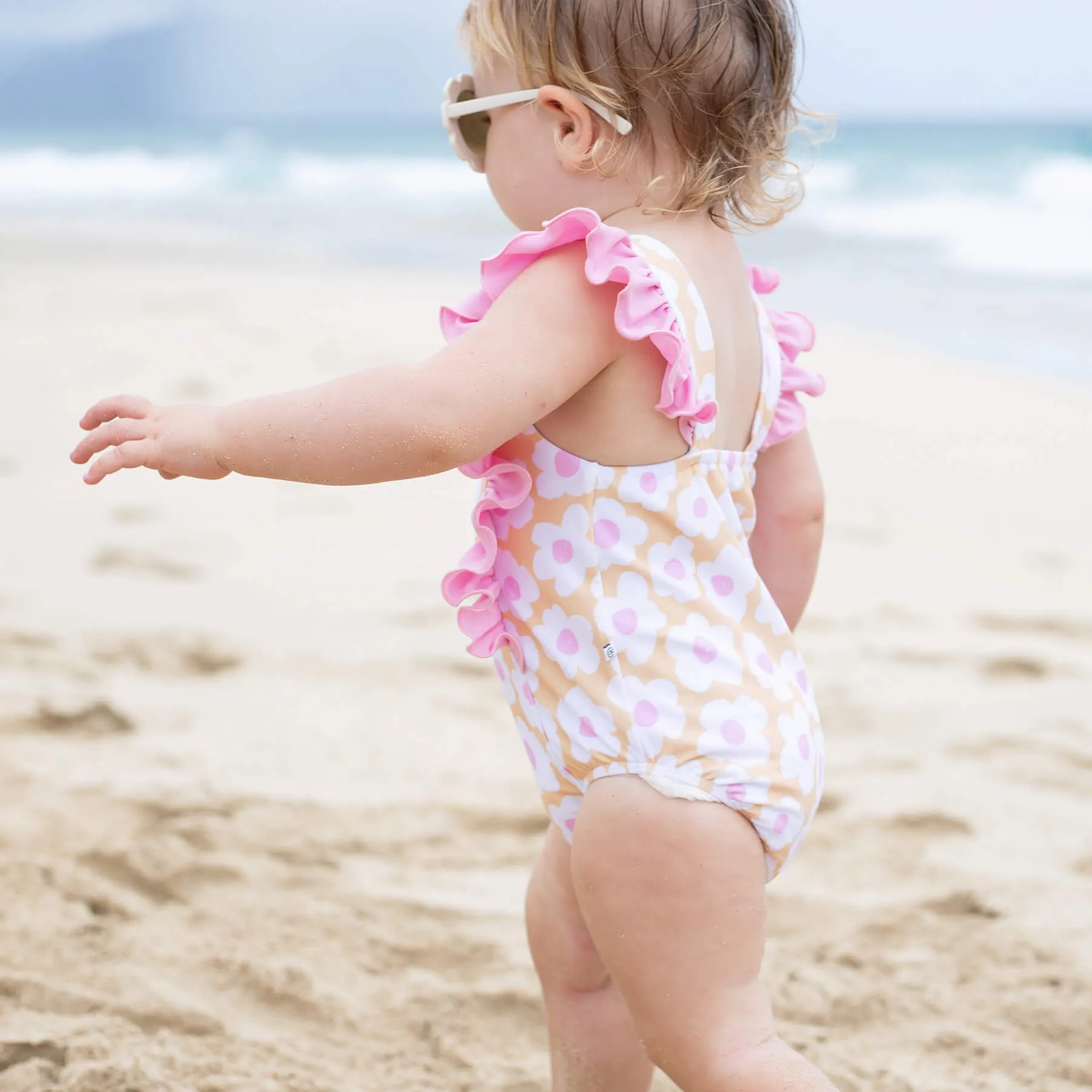 Double Ruffle One Piece | Sunshine Daisy