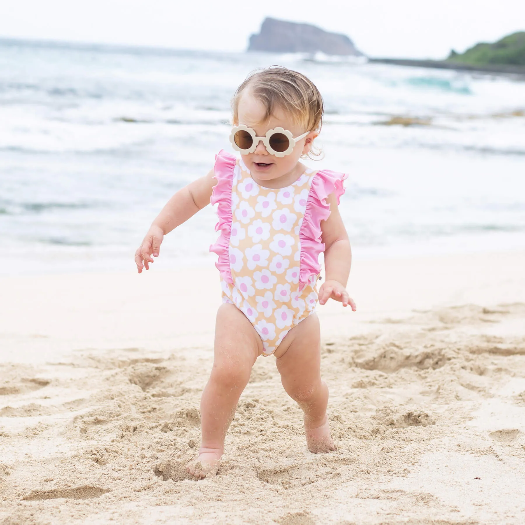 Double Ruffle One Piece | Sunshine Daisy