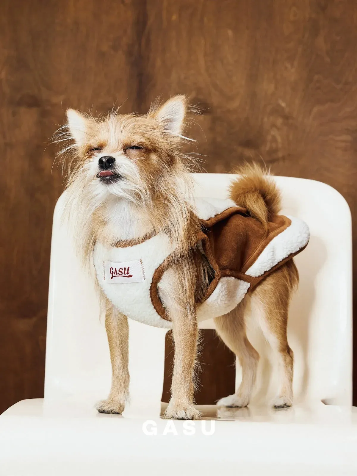 Double-sided Faux Shearling Dog Vest