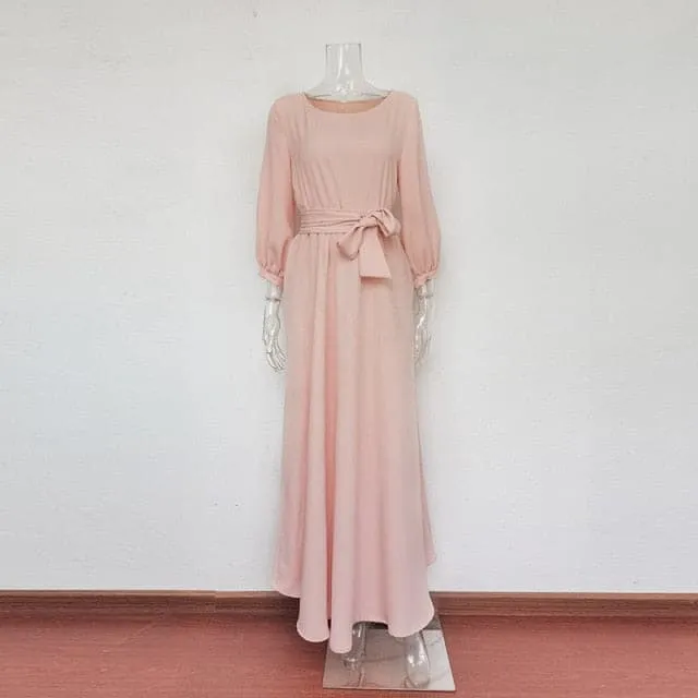 DressBetty - Vintage  Lantern Sleeve Elegant Bandage Floor-Length Dress