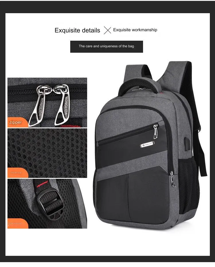 Durable And Stylish Laptop Backpack With USB MJ190