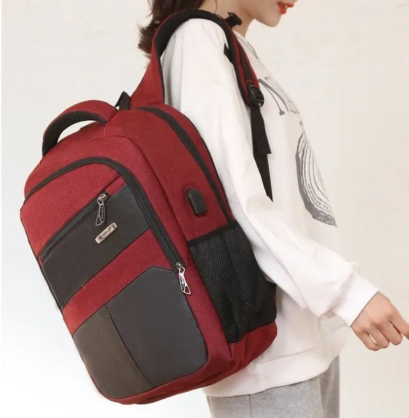 Durable And Stylish Laptop Backpack With USB MJ190