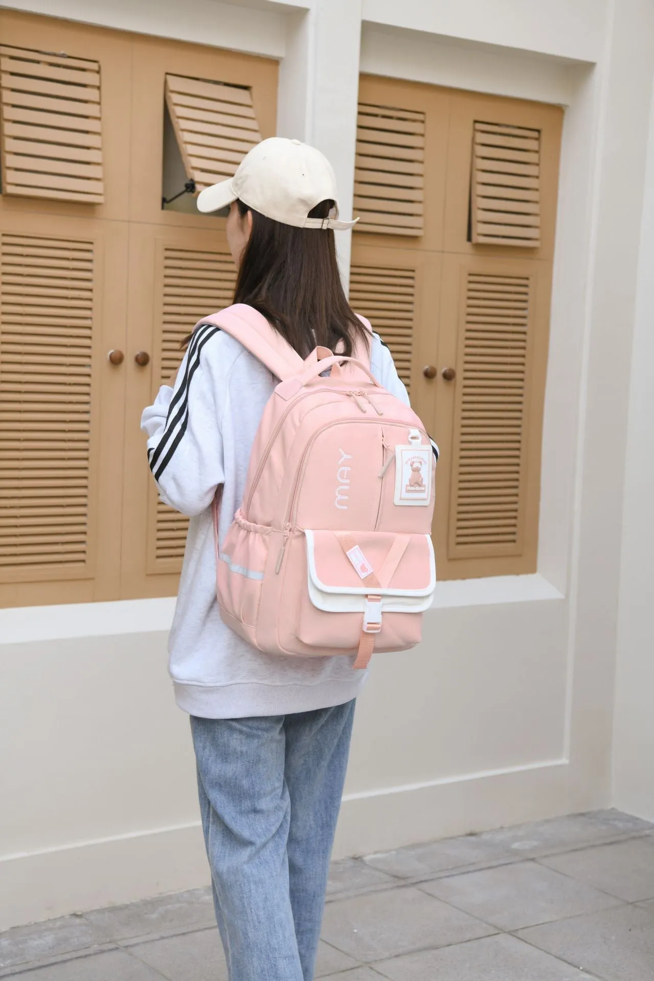 Durable Trolly Korean Vibe Unisex Backpack MS21