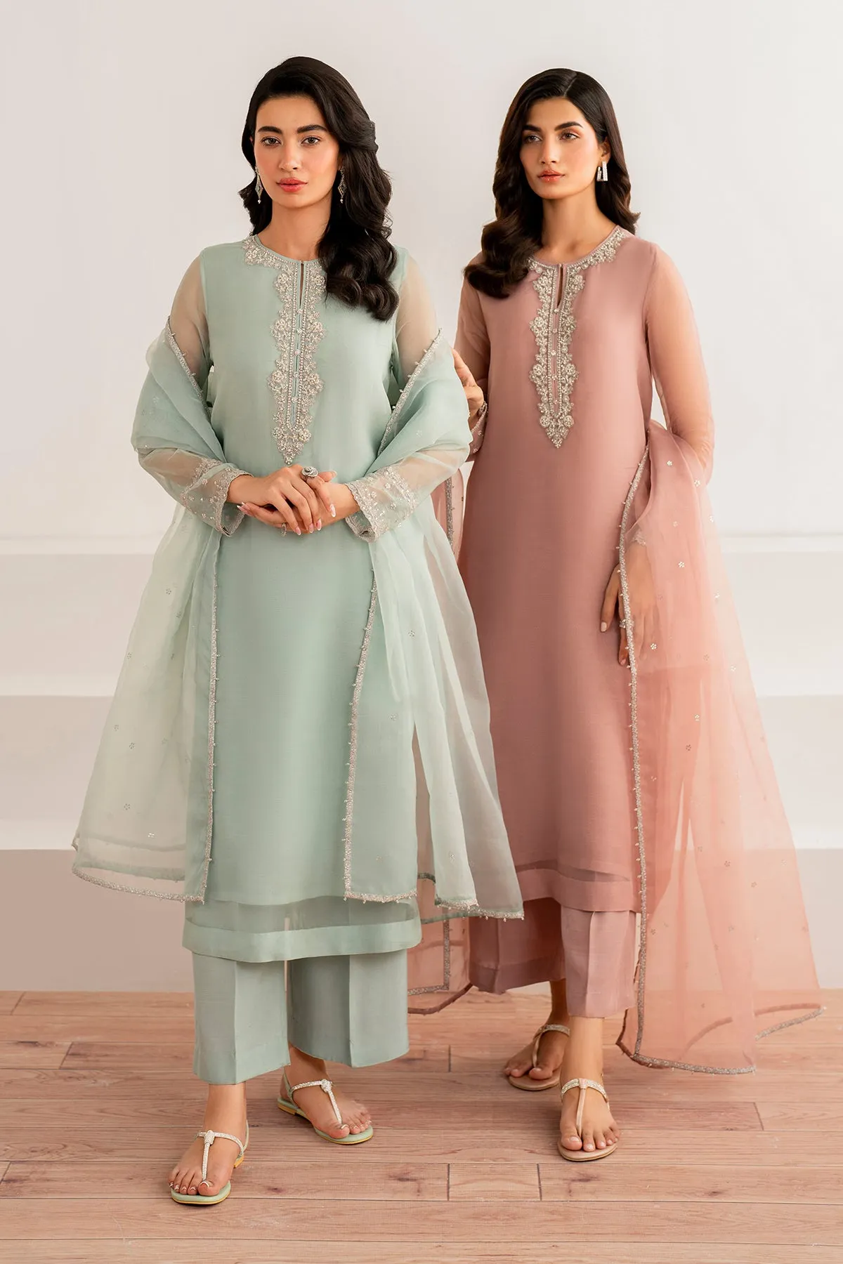 EMBROIDERED CHIFFON PR-994