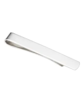 Engravable Sterling Silver Tie Clip