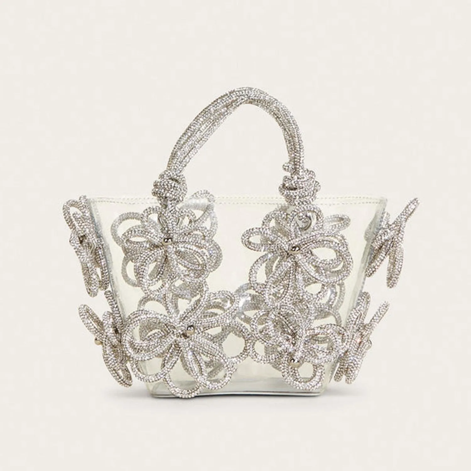 Flower Rhinestone Bag