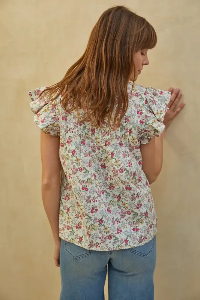 Francesca Floral Top