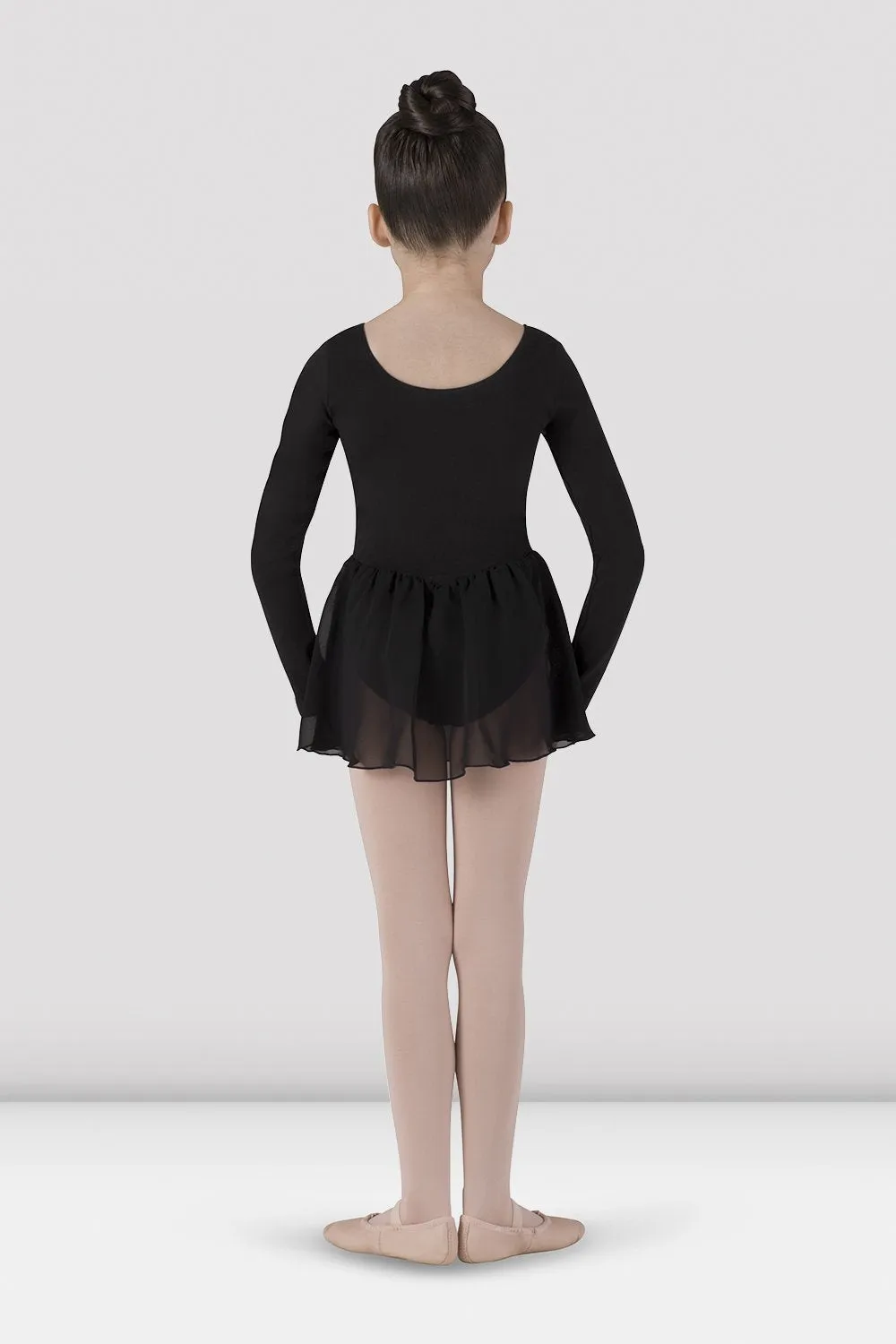 Girls Long Sleeve Skirted Leotard