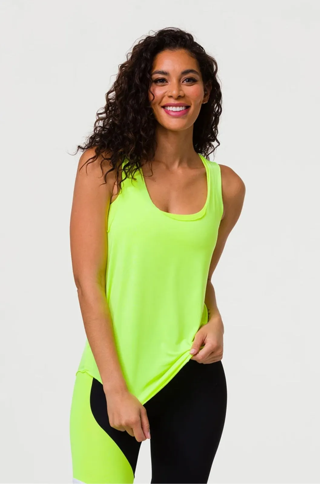 Glossy Flow Tank - Neon