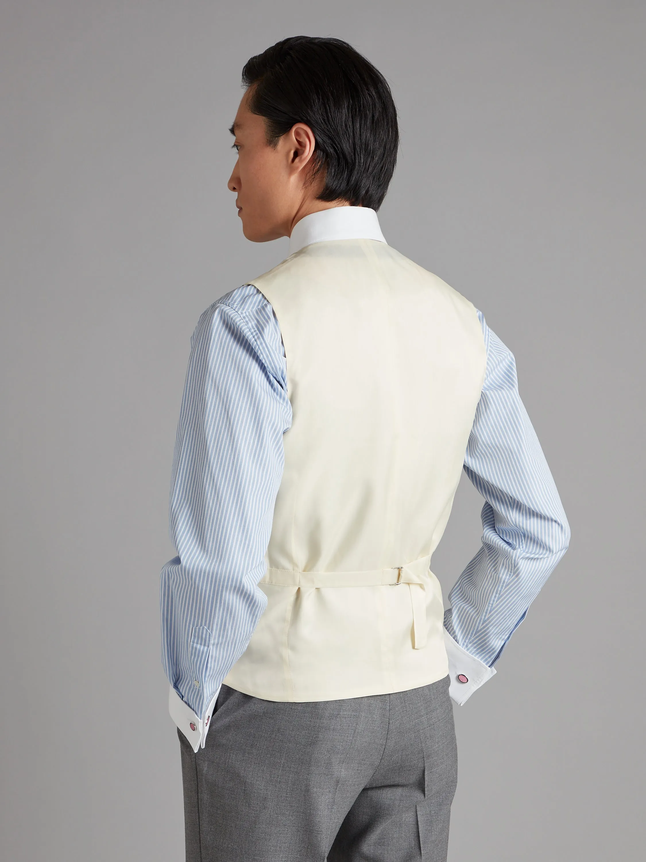 Highgrove Double Breasted Vest - Grey