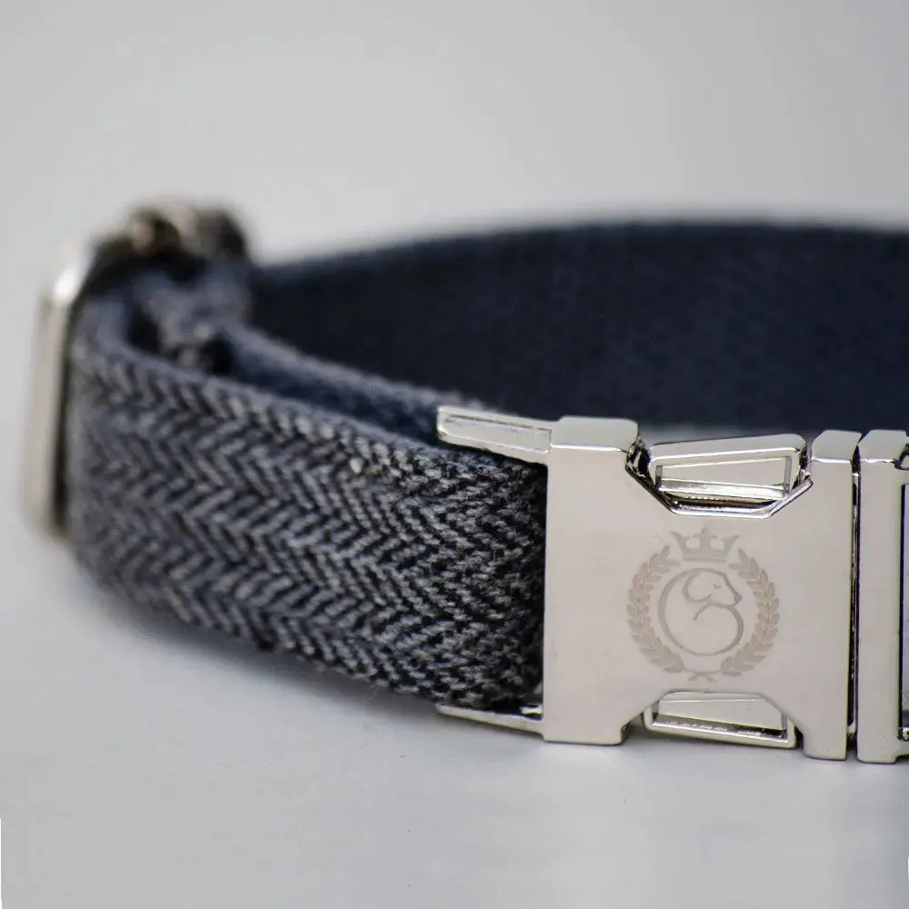 Hundehalsband „Balmoral“ - blau