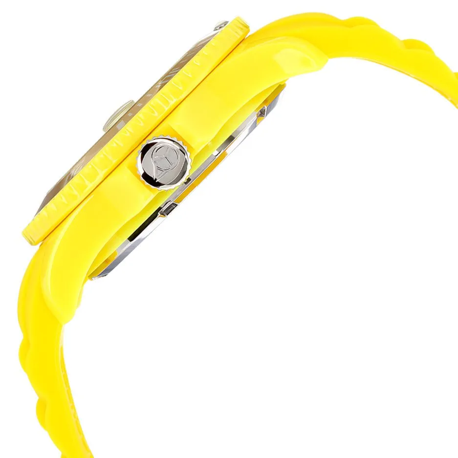 Ice-Watch Ice-Forever Sili Collection Polyamide & Silicon Unisex Yellow Watch SI.YW.U.S.09