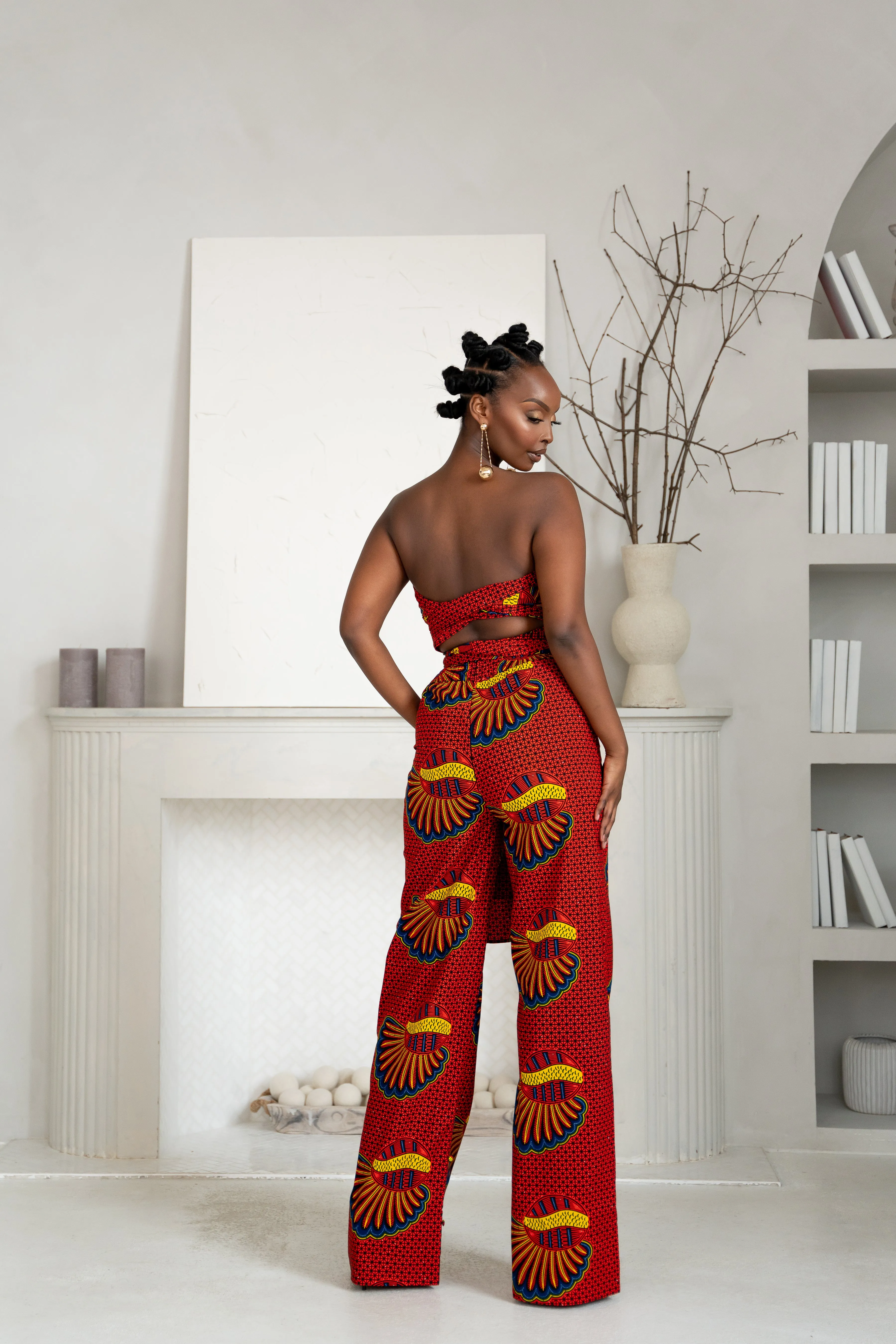 JUMOKE African print infinity jumpsuit (3 LENGTH)